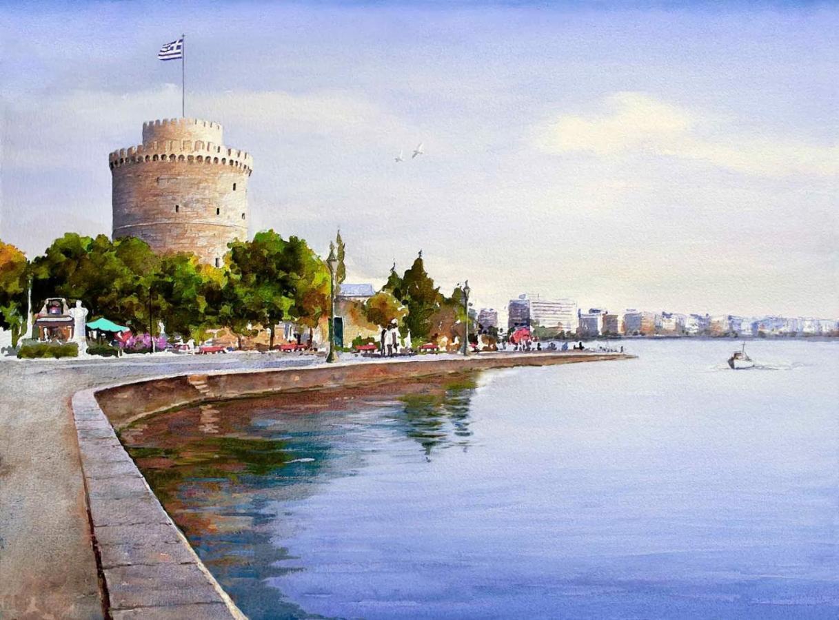 Psimithefto Luxury Apartments Saloniki Zewnętrze zdjęcie